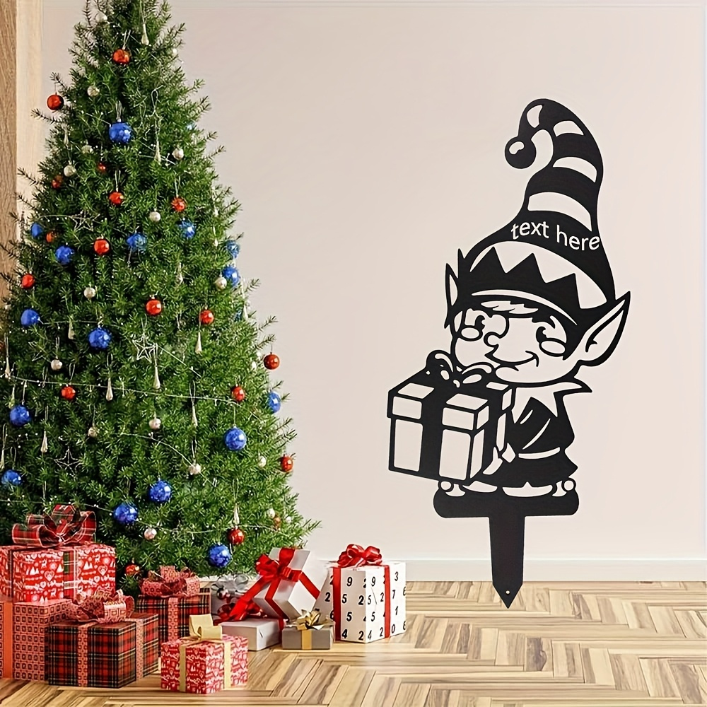 Art Craft Bar - CIFBUY Christmas Elf Metal Wall Art