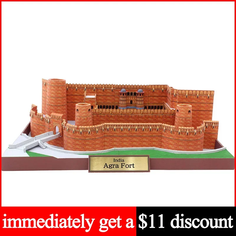 India Agra Fort Realistic Fold - Art Craft India 评论和价格