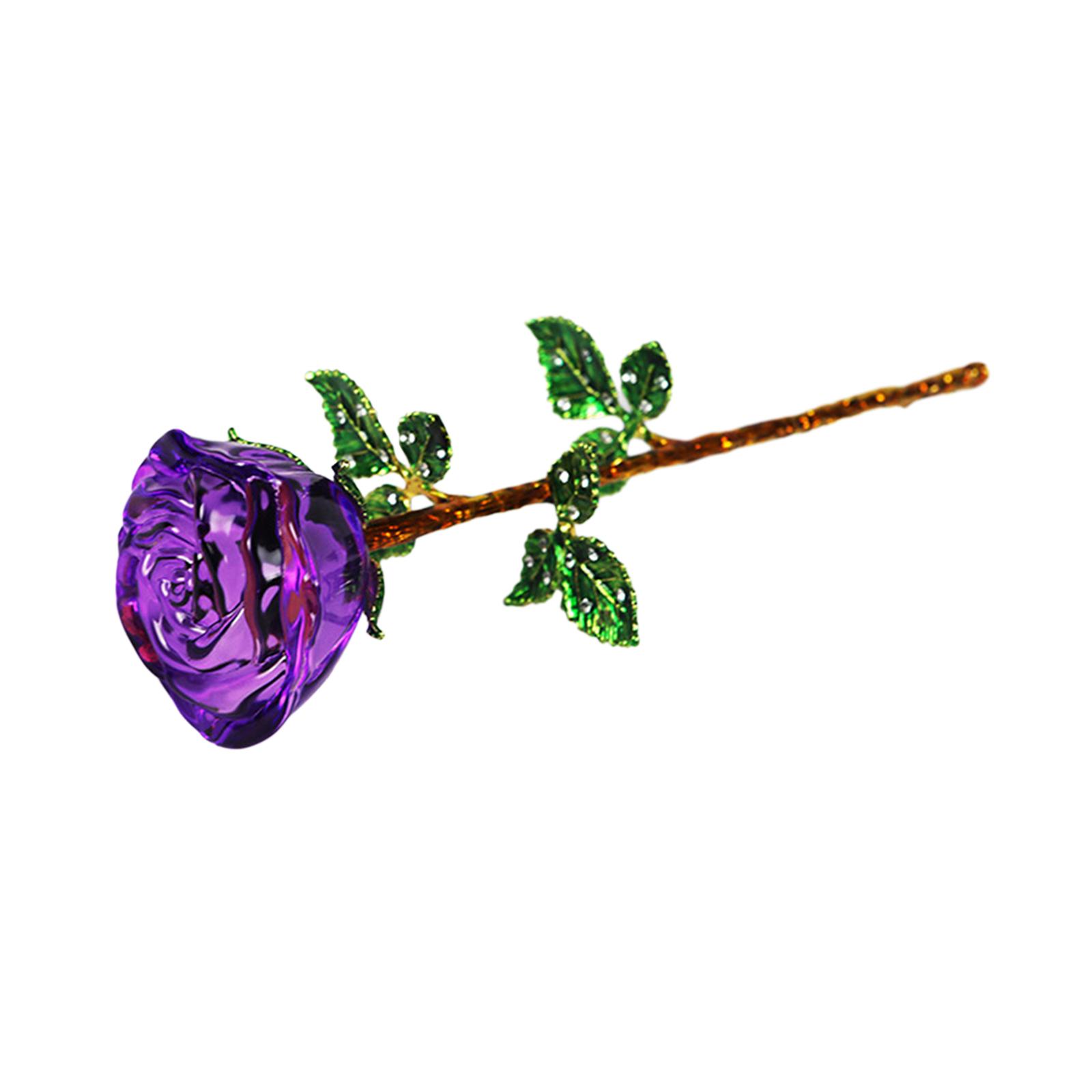 Valentine Crystal Rose Flower  - Art And Craft Valentine 评论和价格