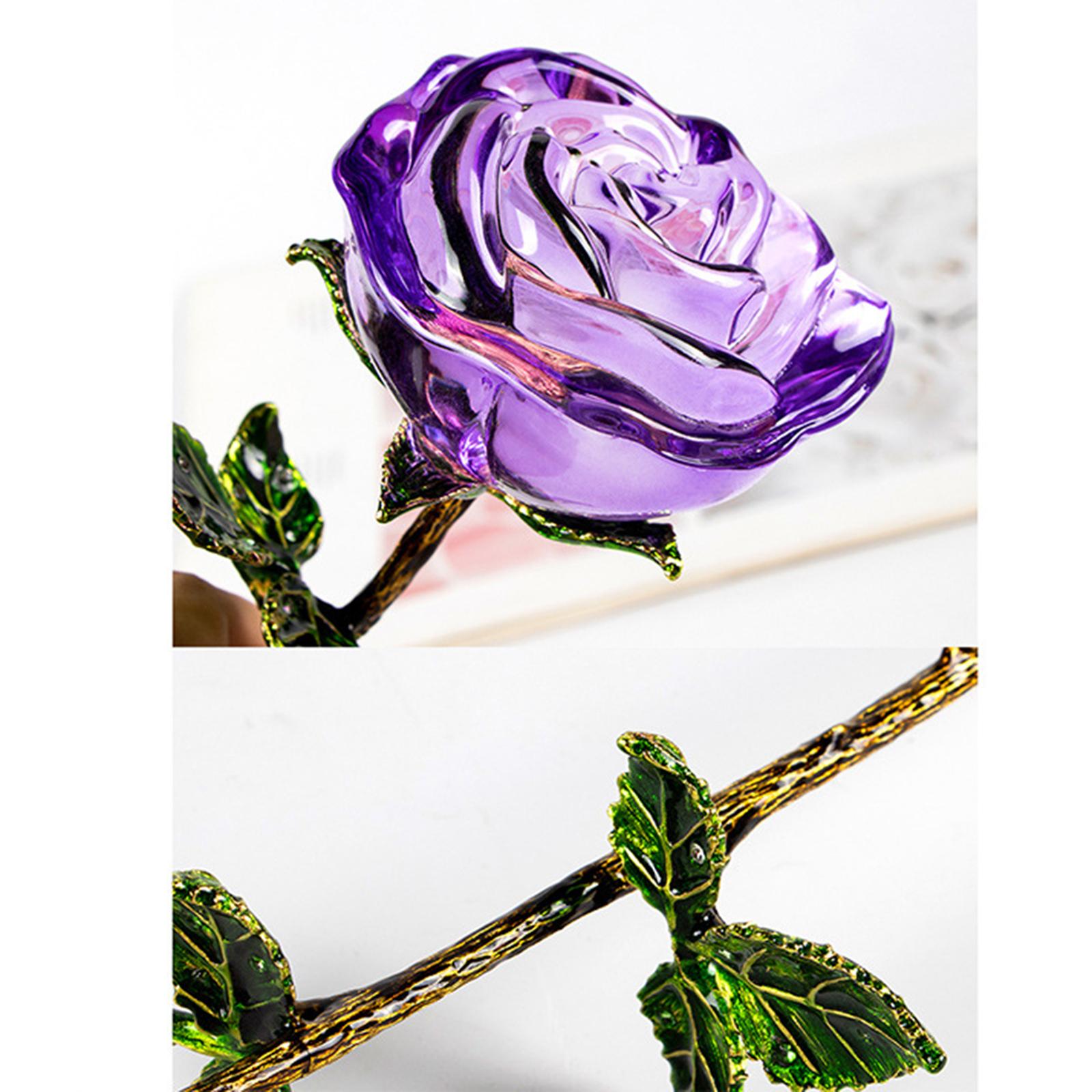 Valentine Crystal Rose Flower  - Art And Craft Valentine 评论和价格