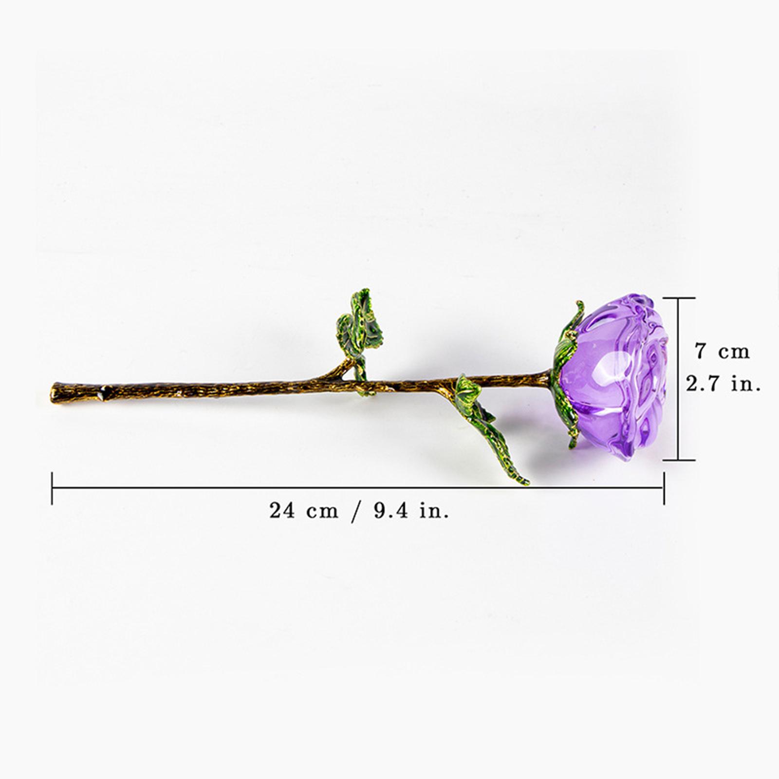 Valentine Crystal Rose Flower  - Art And Craft Valentine 评论和价格