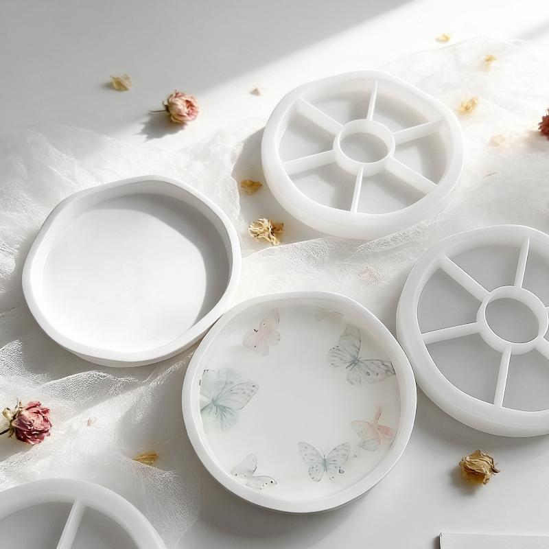 Flower Round Silicone Tray Mol - Art Craft Flower Making 评论和价格