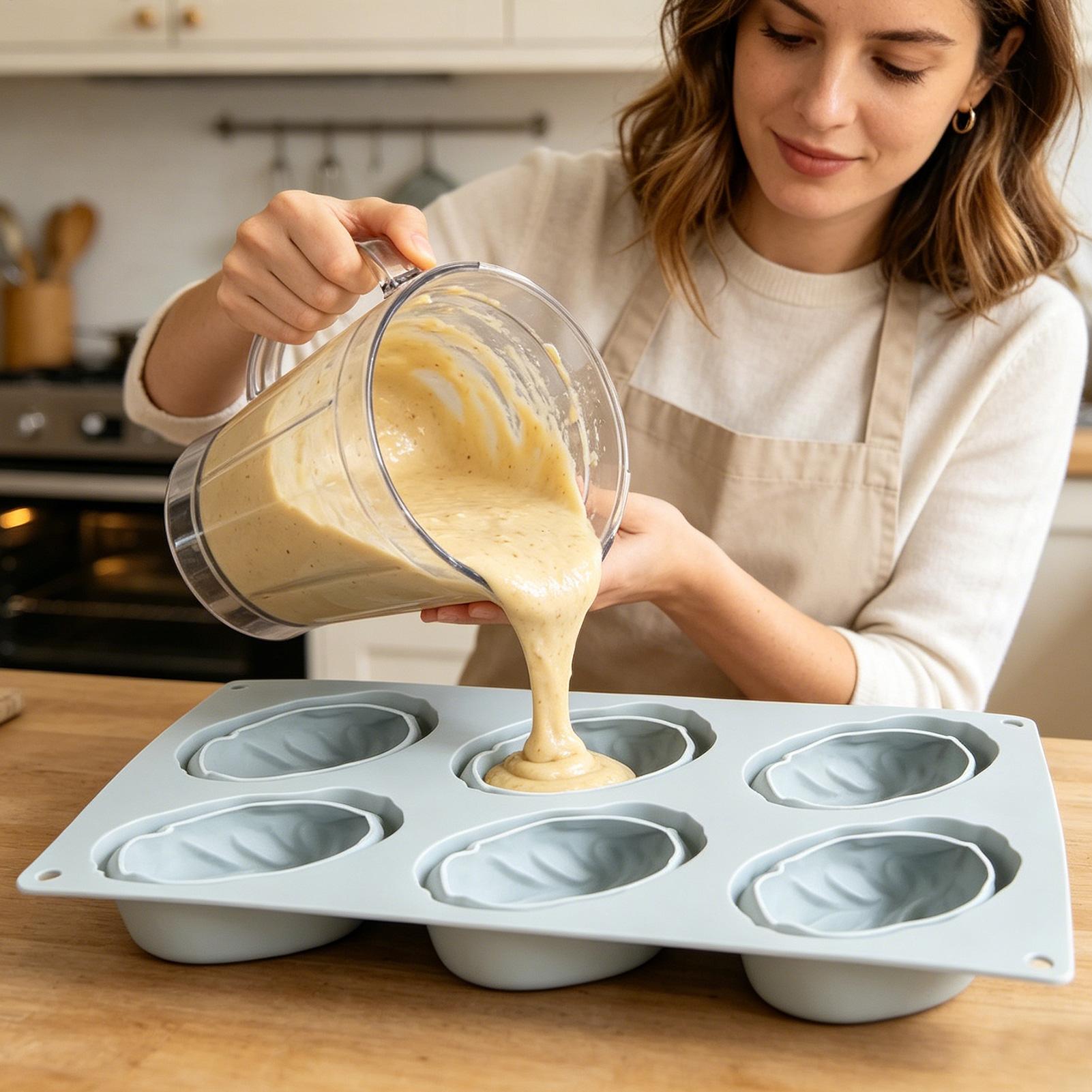 Baking Molds 6-Cavity Nut Coff - Art Craft Ice Cream 评论和价格