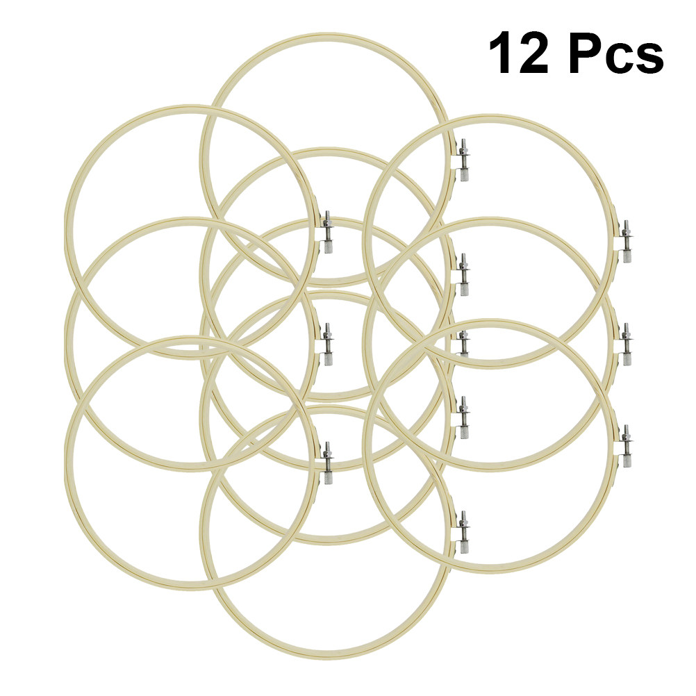 12Pcs 20Cm Bamboo Embroidery H - Art Craft Idea 评论和价格