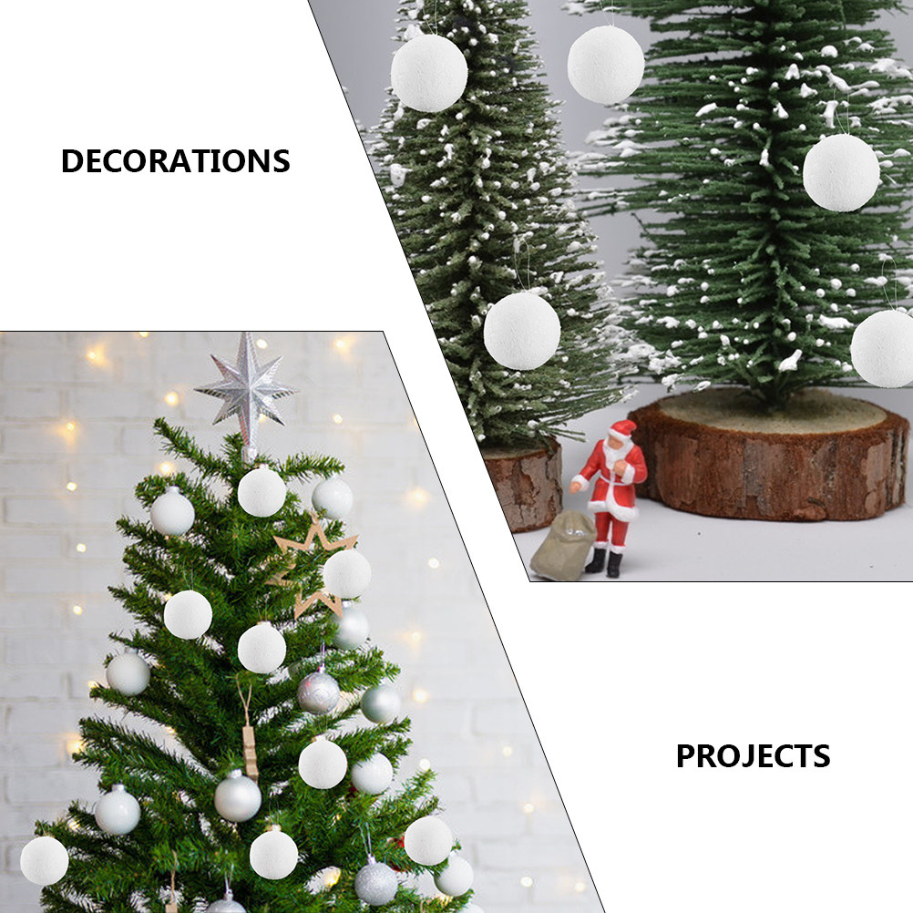 6Pcs White Xmas Set Dense Craf - Art Craft Tree 评论和价格
