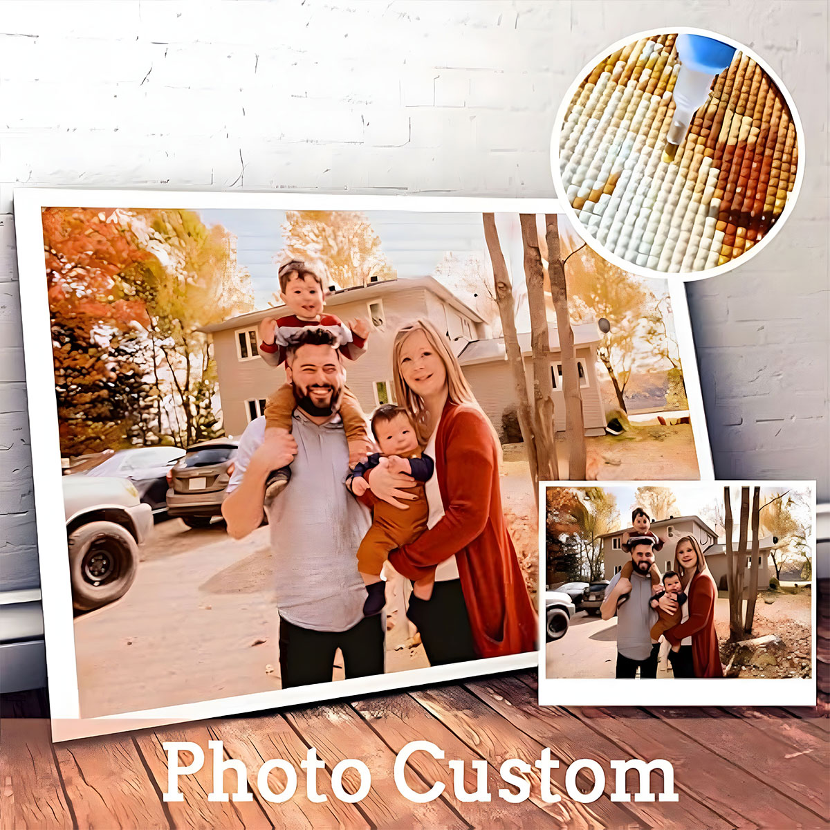 Custom Photo Diamond Painting, - Art And Craft Valentine 评论和价格