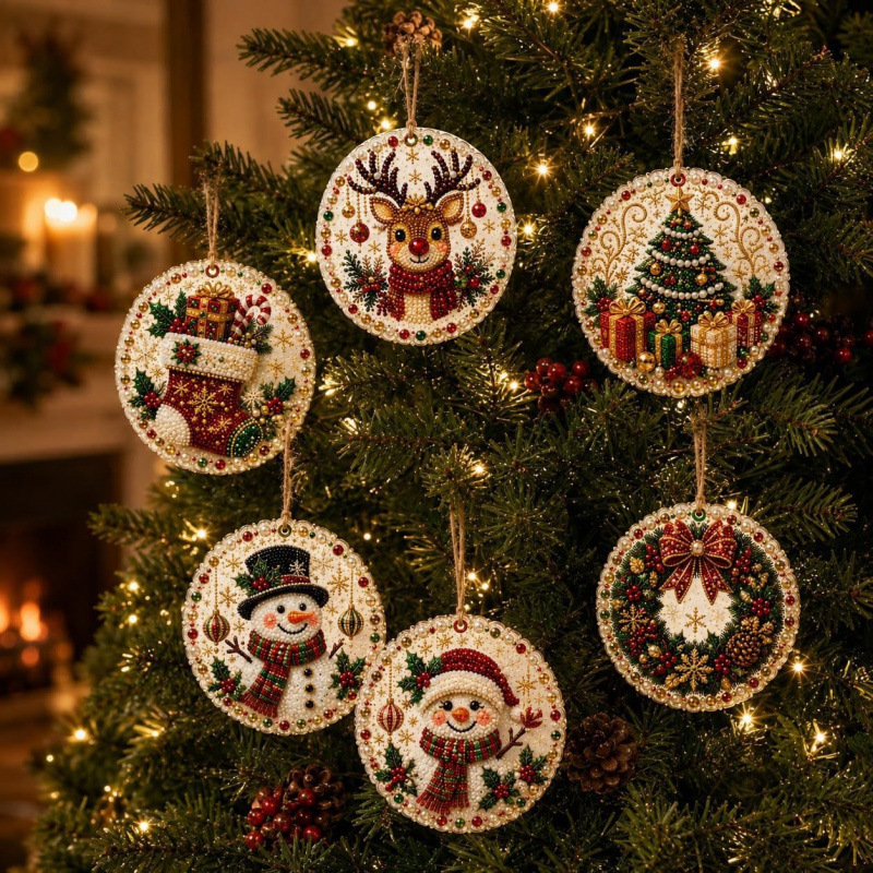 6pcs DIY Diamond Art Painting  - Art Craft Tree 评论和价格