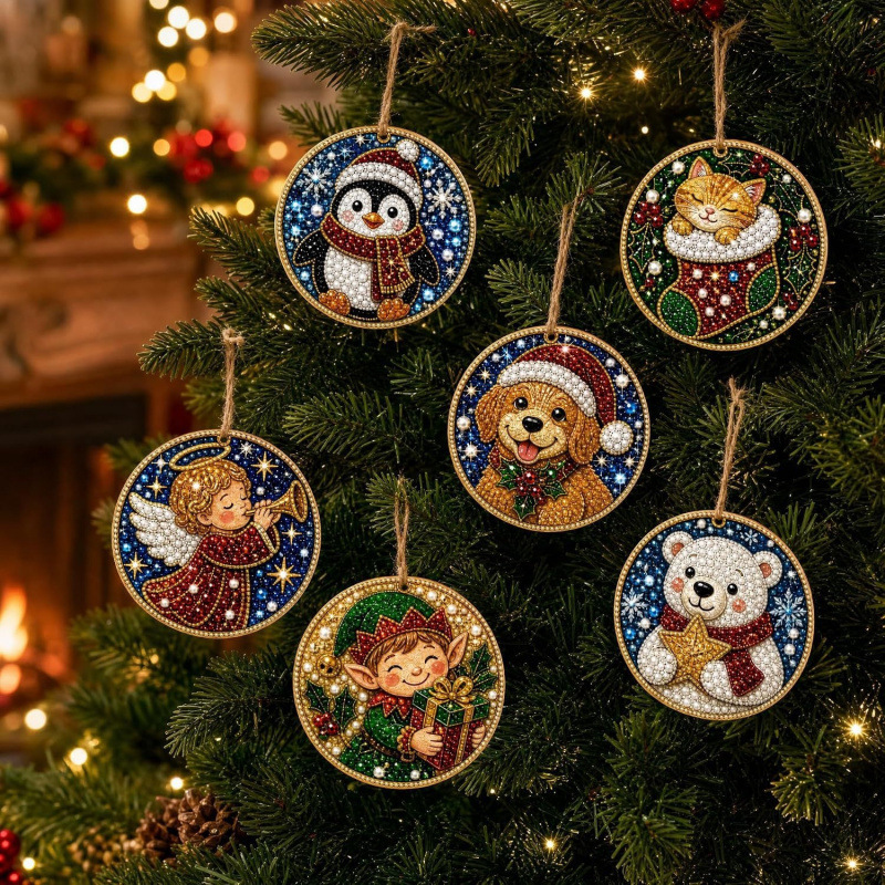 6pcs DIY Diamond Art Painting  - Art Craft Tree 评论和价格