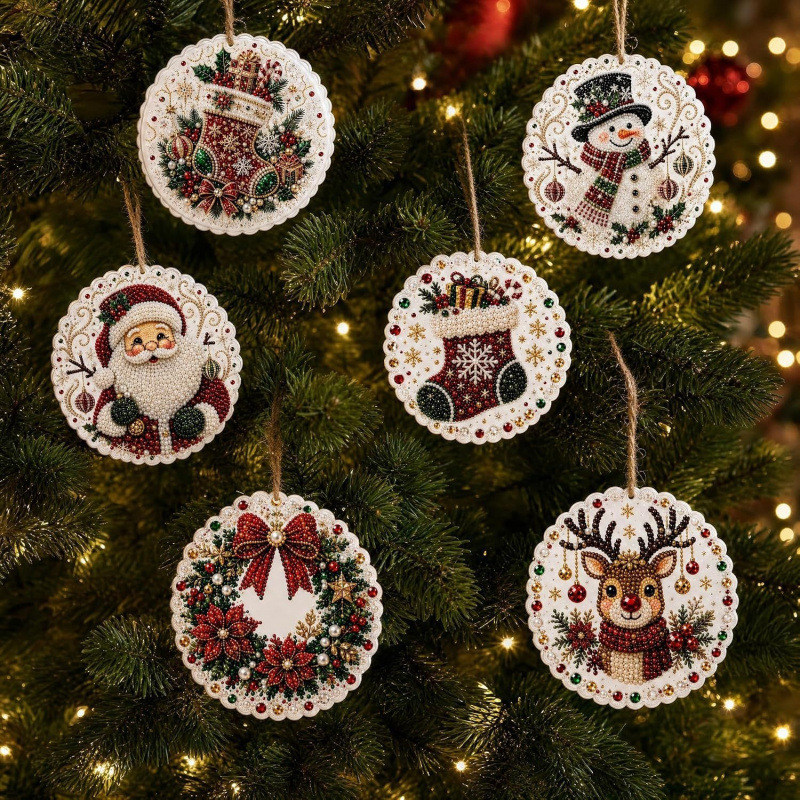 6pcs DIY Diamond Art Painting  - Art Craft Tree 评论和价格