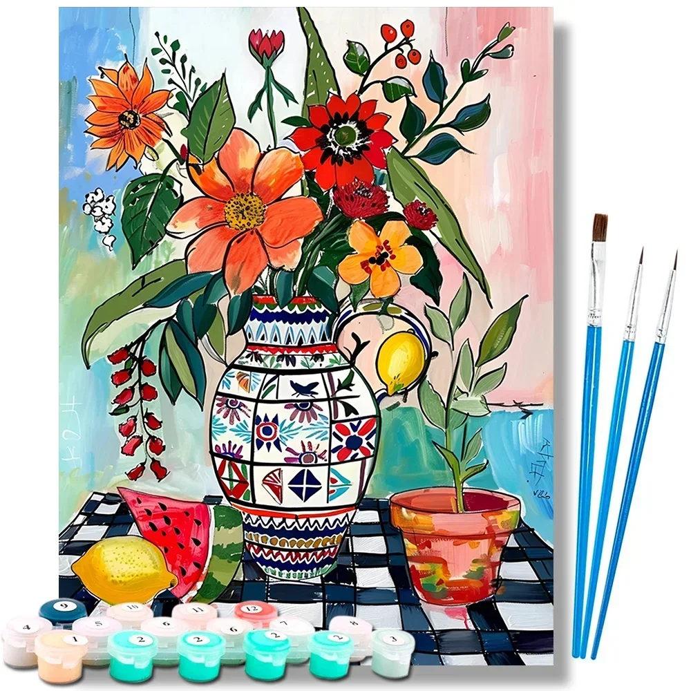 Artistic Flowers Diy Art Paint - Art And Craft Valentine 评论和价格