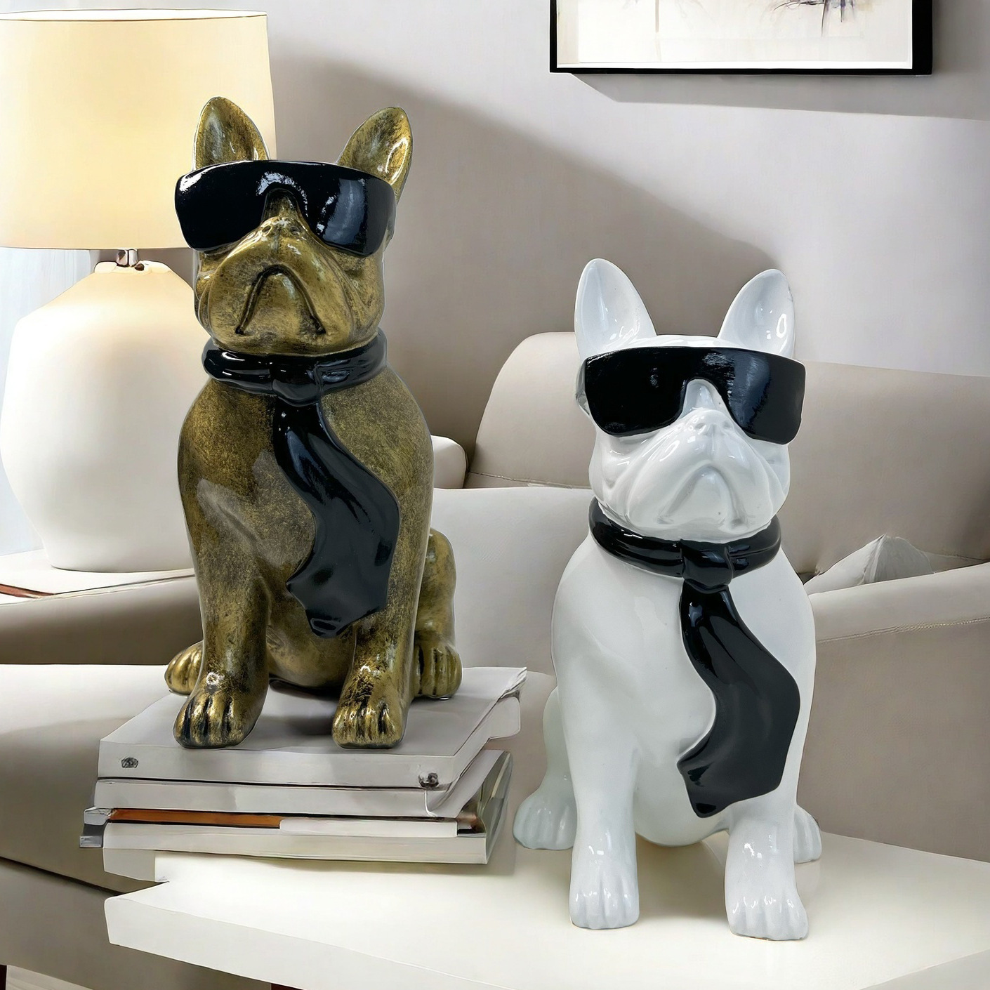 Chinese Style Lucky Resin Fren - Art And Craft Sunglasses 评论和价格