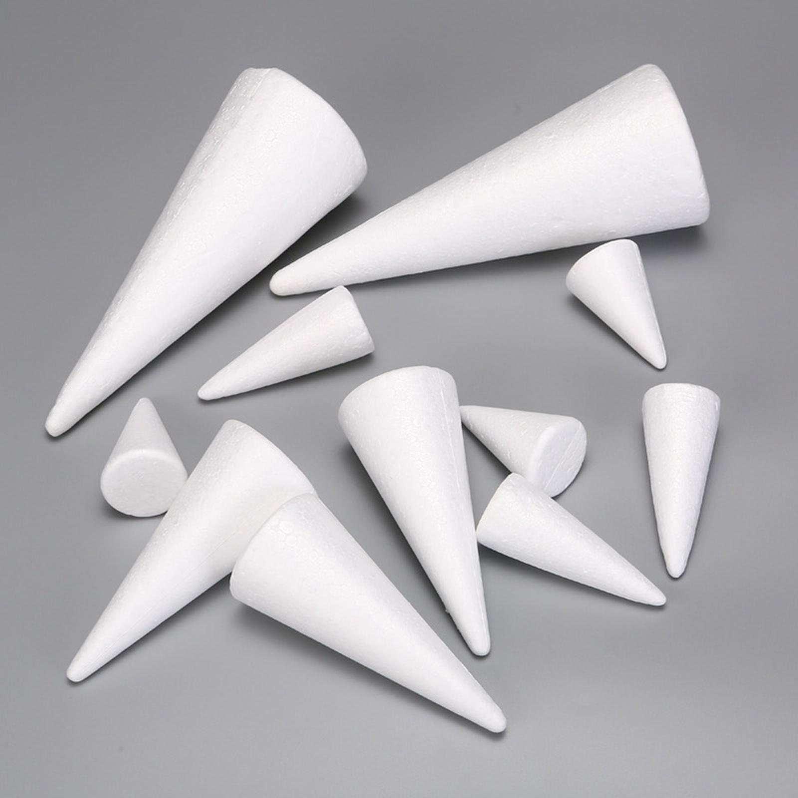 15Pcs Craft Foam Cones White P - Art Craft Tree 评论和价格