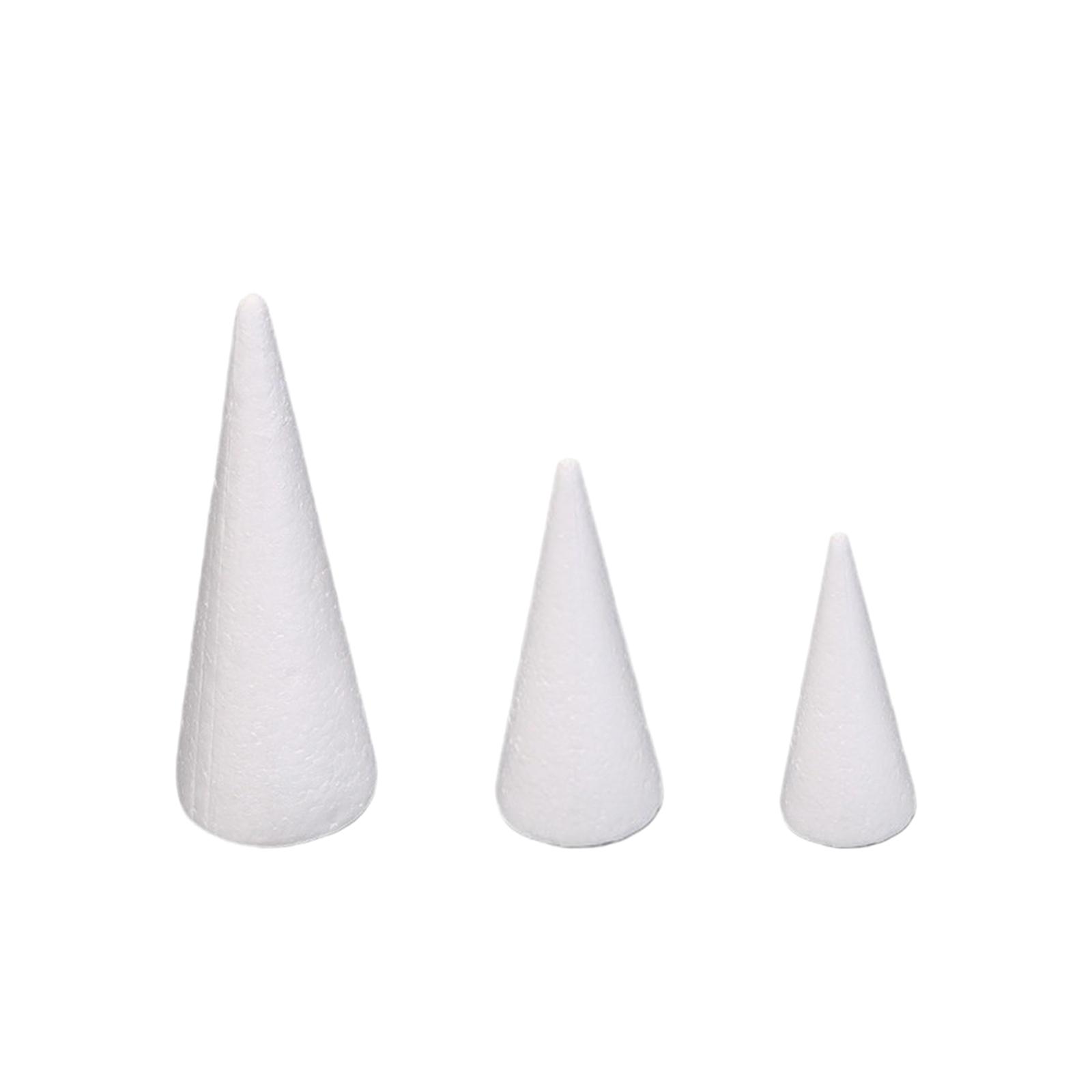15Pcs Craft Foam Cones White P - Art Craft Tree 评论和价格