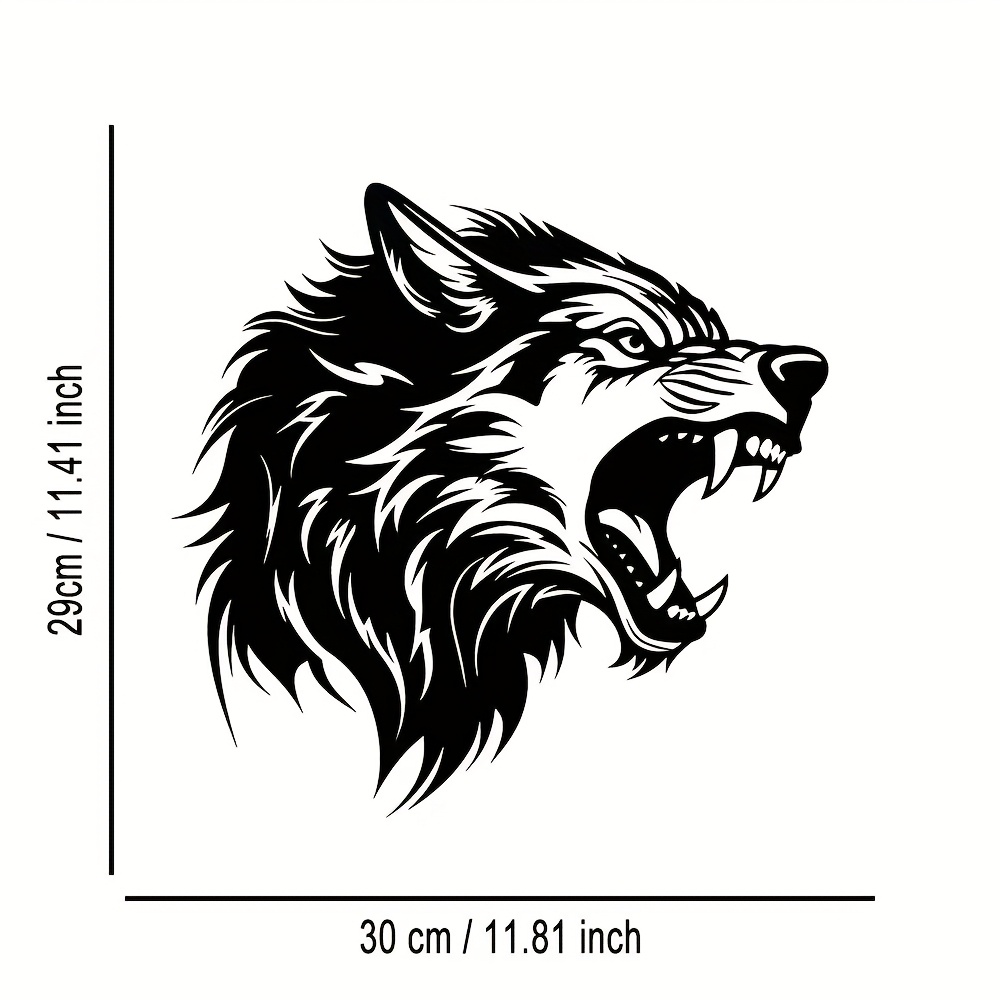 CIFBUY Wolf Head Metal Wall Ar - Art Craft Bar 评论和价格
