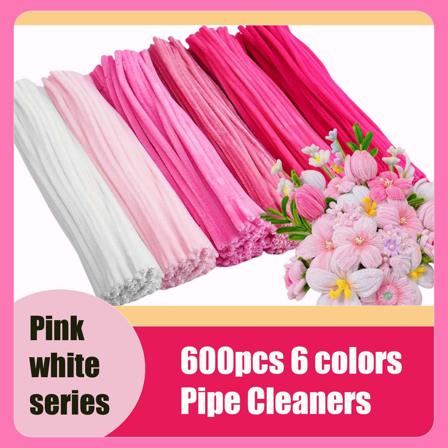 600pcs Multi-Colored, Flower M - Art Craft Flower Making 评论和价格