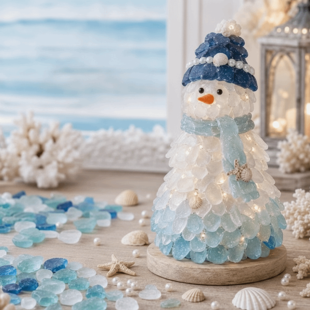 Layer Sea Glass Sea Glass Chri - Art Craft Tree 评论和价格