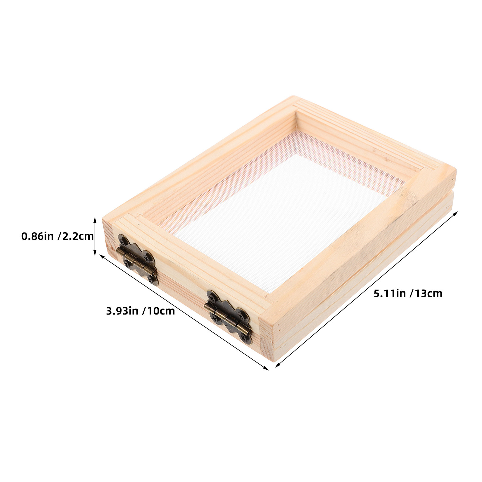 4Pcs Wooden Paper Making Scree - Art Craft Flower Making 评论和价格