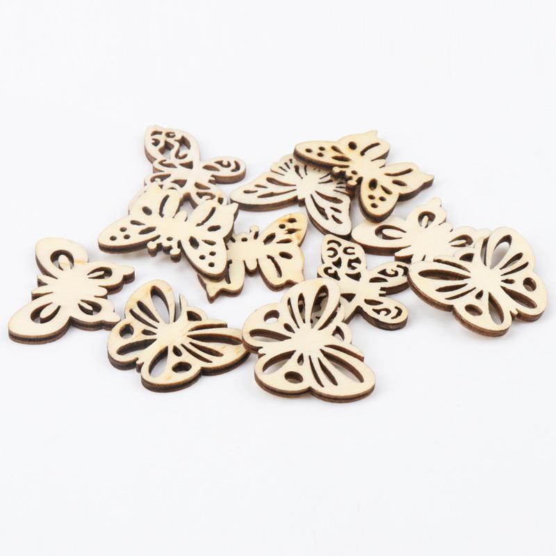 Natual Butterfly Pattern Woode - Art Craft Website 评论和价格