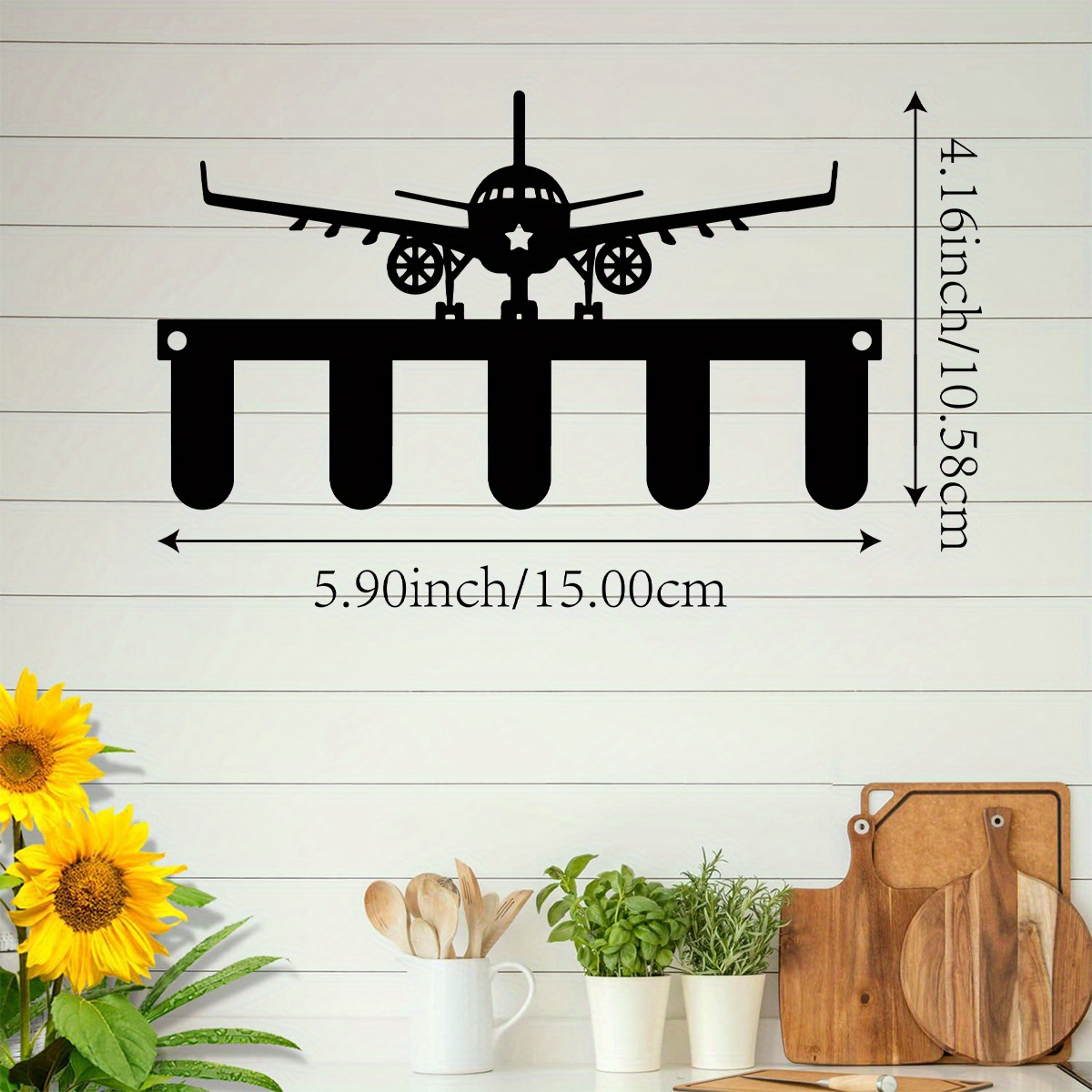 CIFBUY Airplane Metal Wall Art - Art Craft Bar 评论和价格