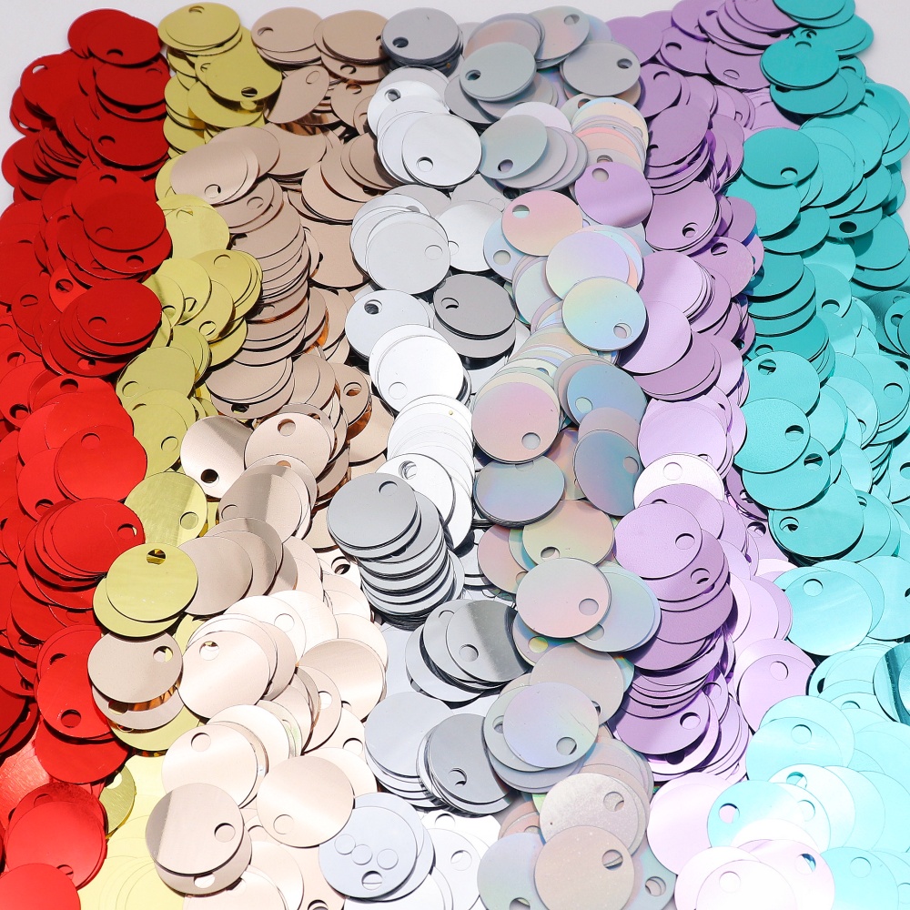 10/20/30mm Large Hole Holograf - Art Craft Flower Making 评论和价格