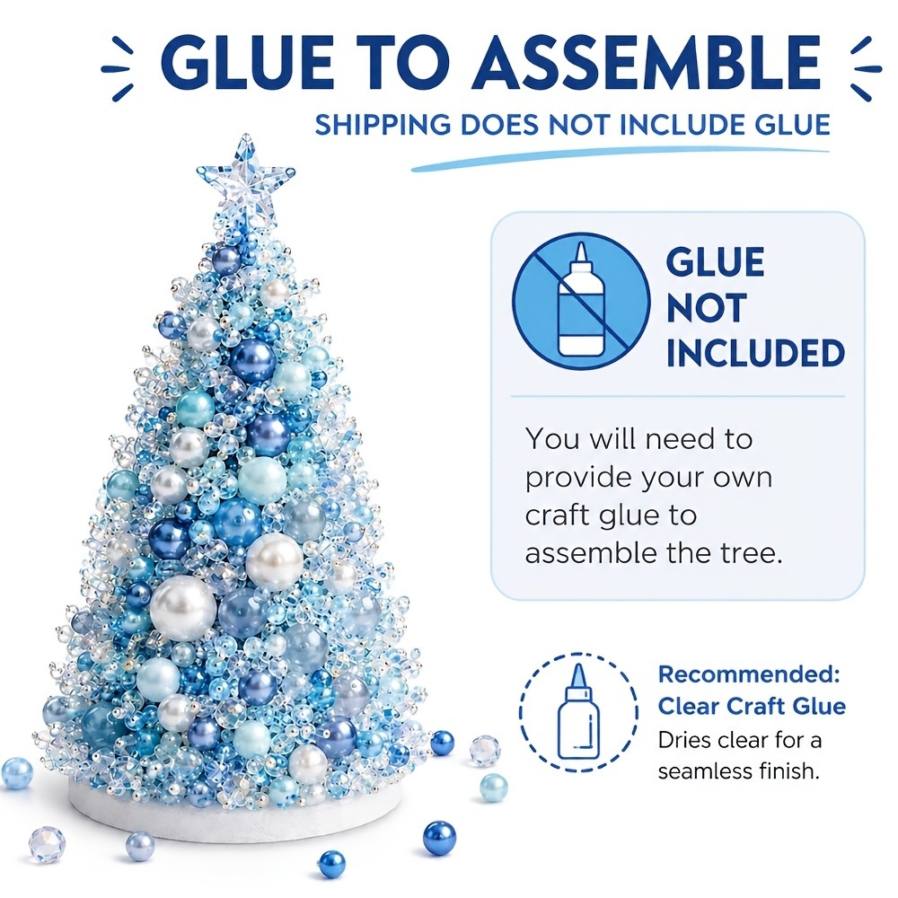 DIY Beaded Christmas Tree Kit, - Art Craft Tree 评论和价格