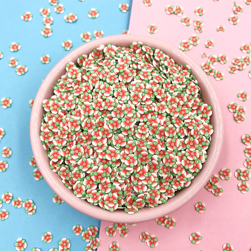 100g/lot Hot Clay Flower Slice - Art Craft Flower Making 评论和价格