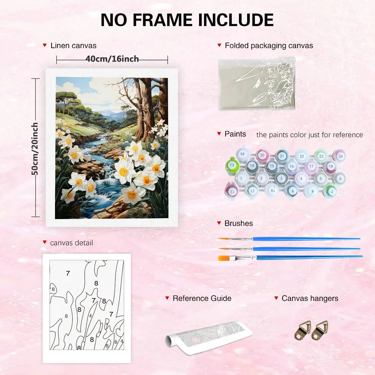 Paint By Numbers Acrylic paint - Art Craft Idea 评论和价格