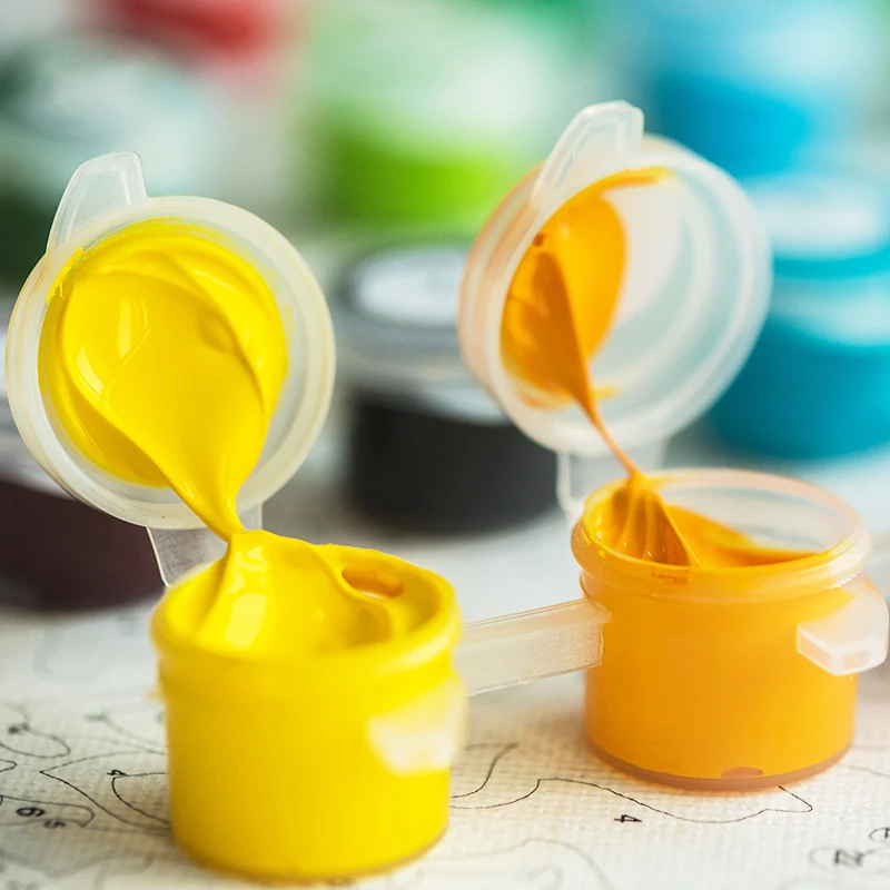 Paint By Numbers Acrylic paint - Art Craft Idea 评论和价格