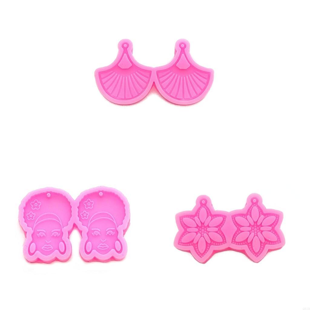 1PC Resin Earring Pendant Sili - Art Craft Flower Making 评论和价格