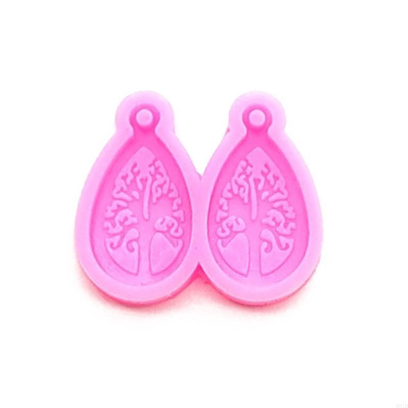 1PC Resin Earring Pendant Sili - Art Craft Flower Making 评论和价格
