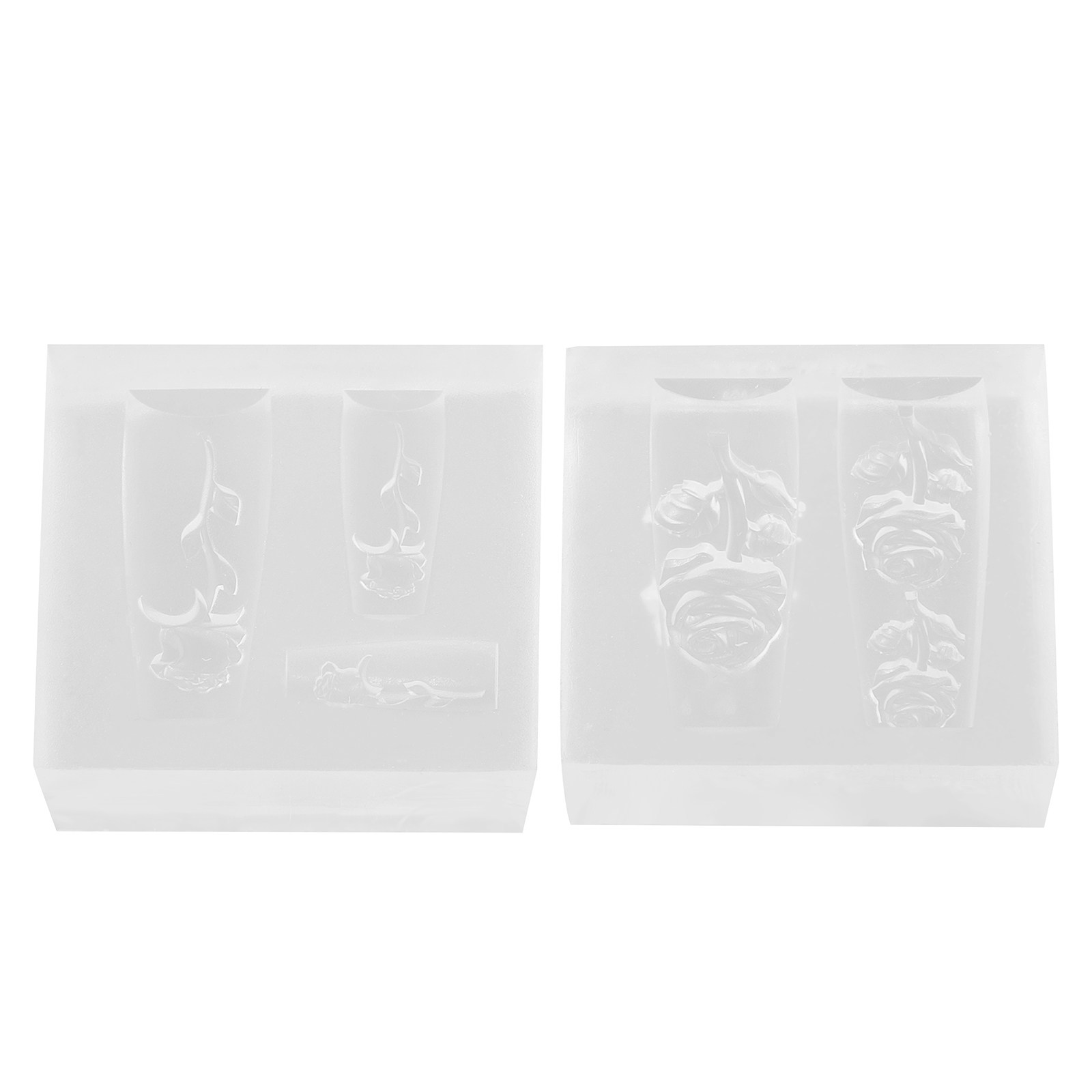 2Pcs Lotus Rose Flower Silicon - Art Craft Flower Making 评论和价格