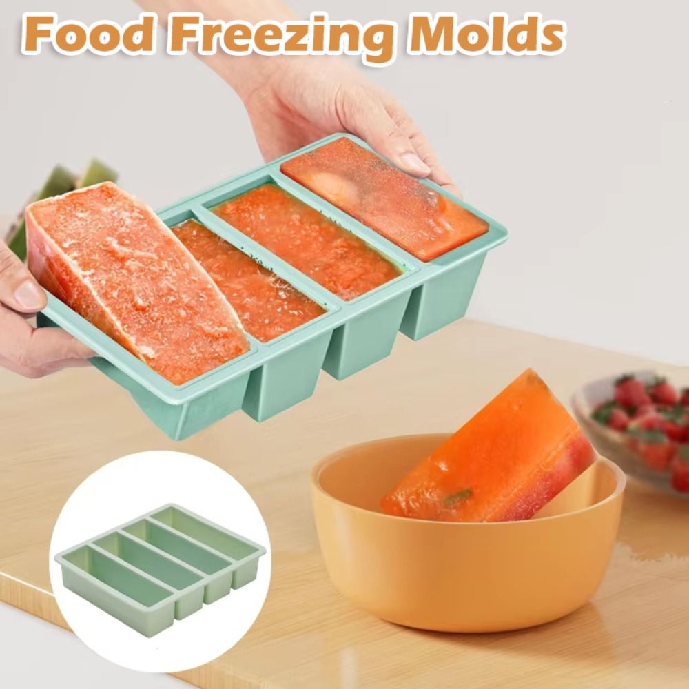 New 4 Grids Food Freezing Mold - Art Craft Ice Cream 评论和价格