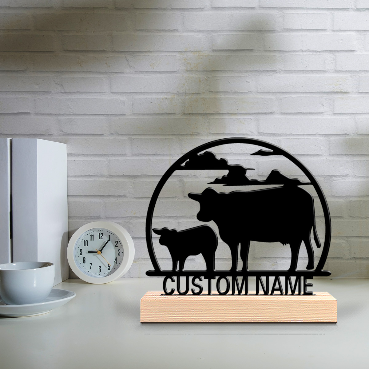 1pc Fashion Cow Customizable N - Art Craft Usa 评论和价格