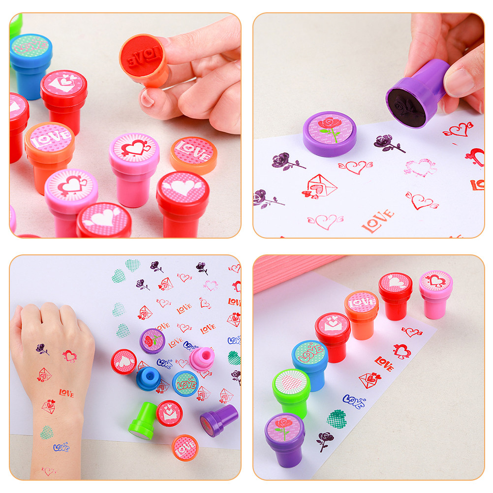 20pcs Love Seal Stamps Cute Ca - Art And Craft Valentine 评论和价格