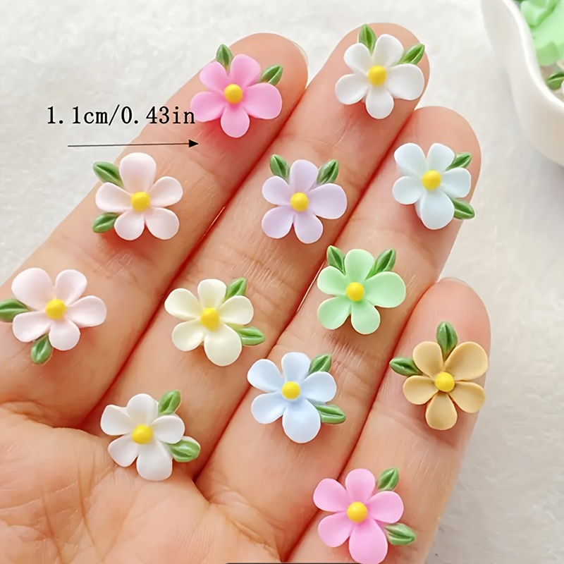 20pcs Resin Mini Flower and Le - Art Craft Flower Making 评论和价格