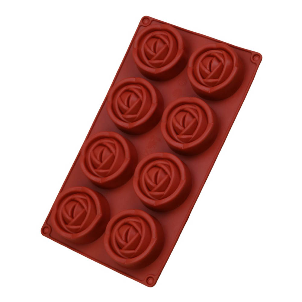 8 Cavity 3D Rose Flower Silico - Art Craft Ice Cream 评论和价格