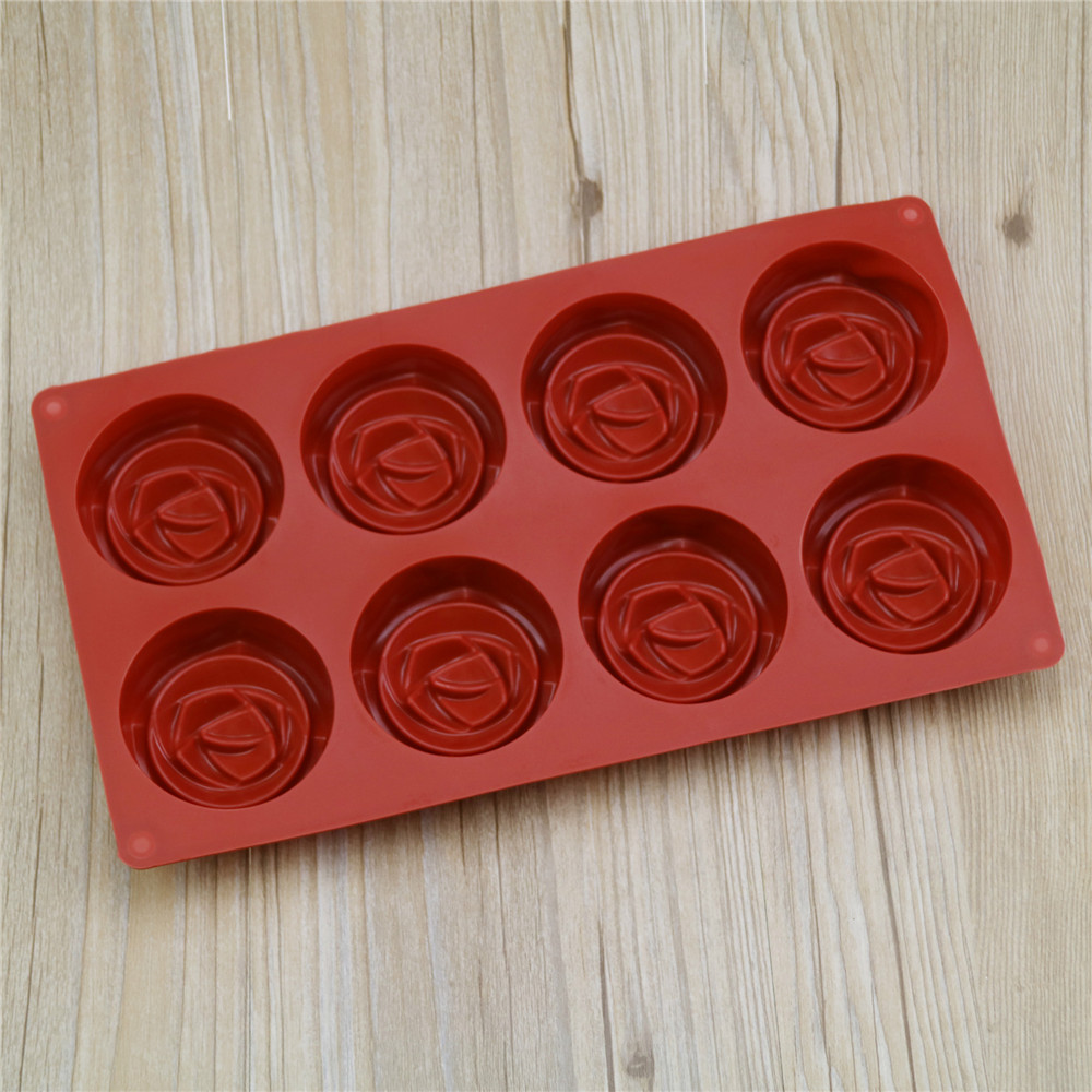8 Cavity 3D Rose Flower Silico - Art Craft Ice Cream 评论和价格