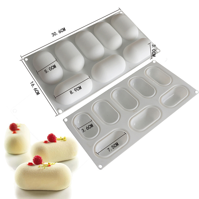 8 Oval Pillow Shape Silicone C - Art Craft Ice Cream 评论和价格