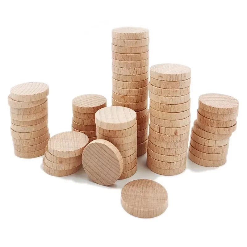 1-6cm Unfinished Wood Round Co - Art Craft Website 评论和价格