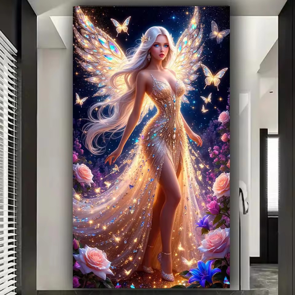 Fantasy Dreamy Fairy Woman Bea - Art And Craft Valentine 评论和价格