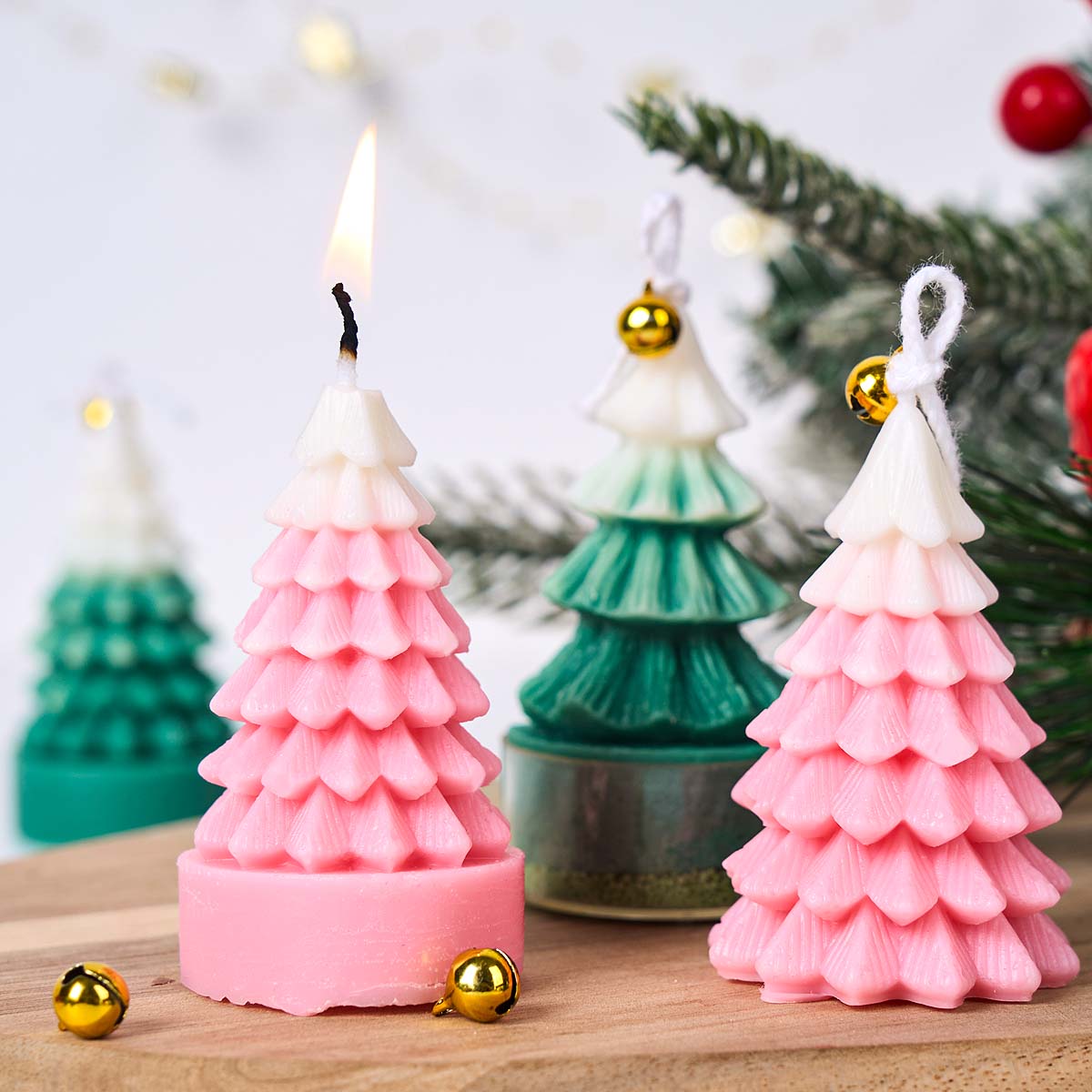 3D Christmas Tree Silicone Can - Art Craft Tree 评论和价格
