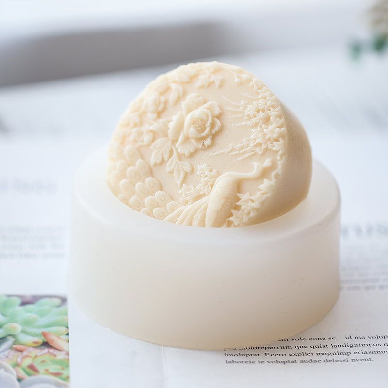 Peacock Flower Pattern Silicon - Art Craft Flower Making 评论和价格